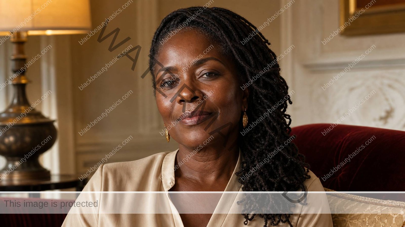 Black woman with melanin-rich skin feeling confident in a simple brightening routine