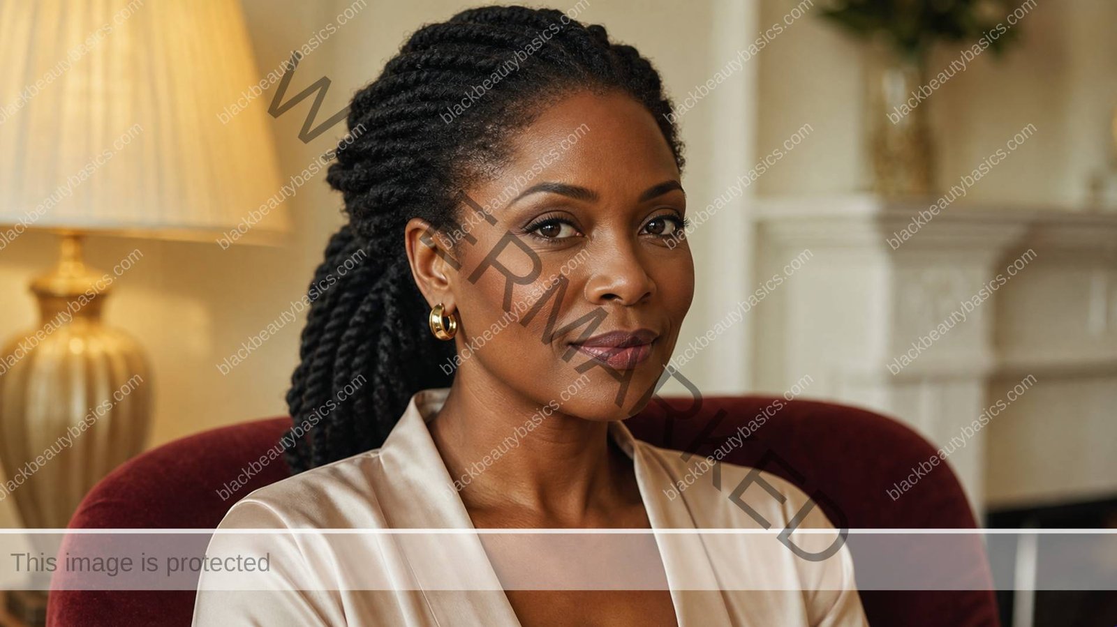 Black woman with melanin-rich skin feeling confident about a measured skincare decision