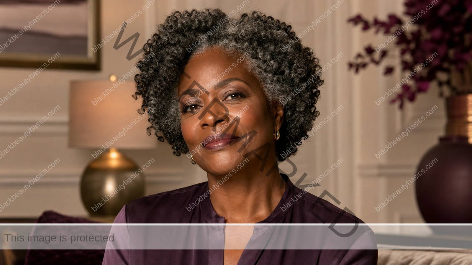 Black woman with melanin-rich skin feeling confident about a simpler routine