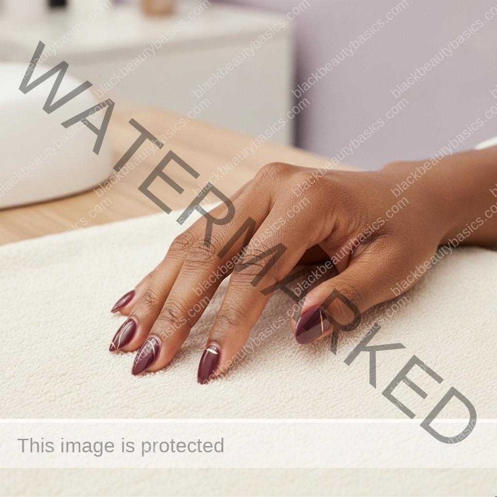Black Nail Art and Self-Expression: Caring for Natural Nails Under Polish and Enhancements — step by step