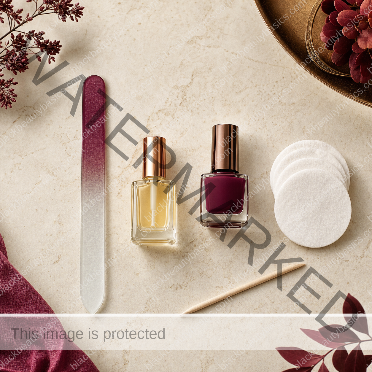 Carefully selected tools for Black Nail Art and Natural Nail Care