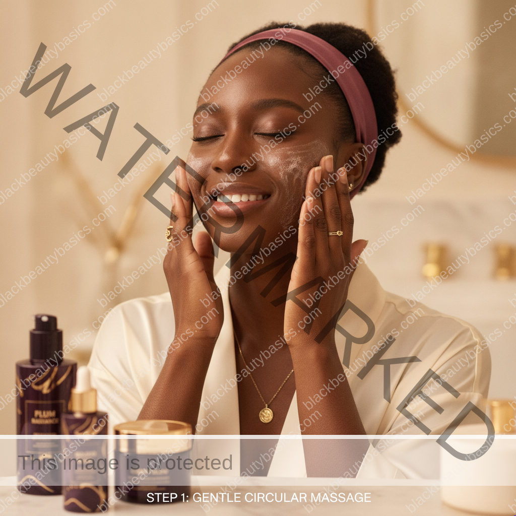 Facial Massage for Black Women: Benefits, Limits, and Gentle Techniques for Melanin-Rich Skin — step by step
