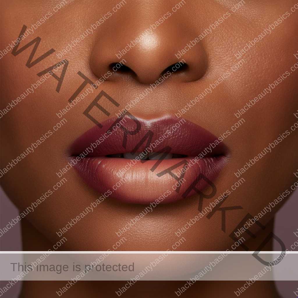 Editorial context image for Ombre Lips for Deep Skin