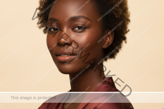 Black woman with rich brown skin representing slowly reintroducing exfoliation after an overworked acid routine