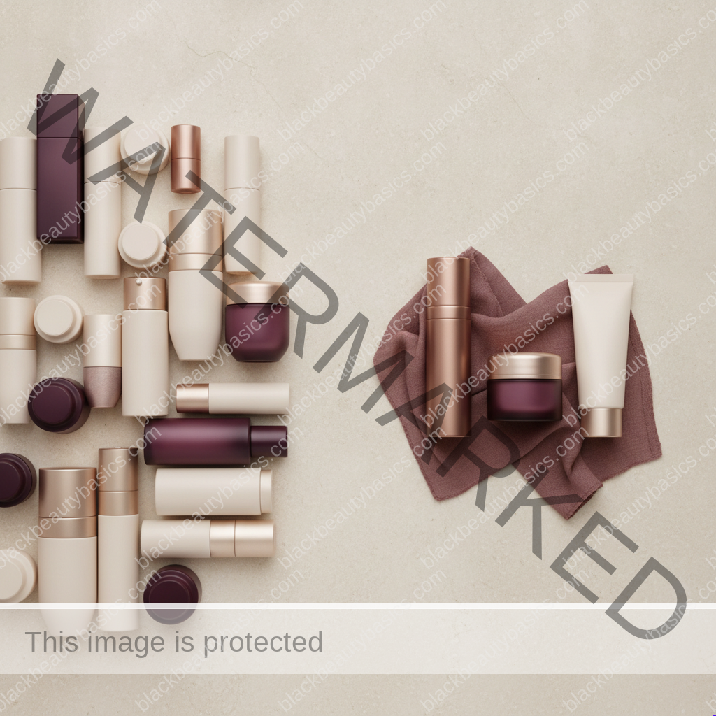 Simplified skincare setup related to how to treat dark marks when your skin is also sensitive