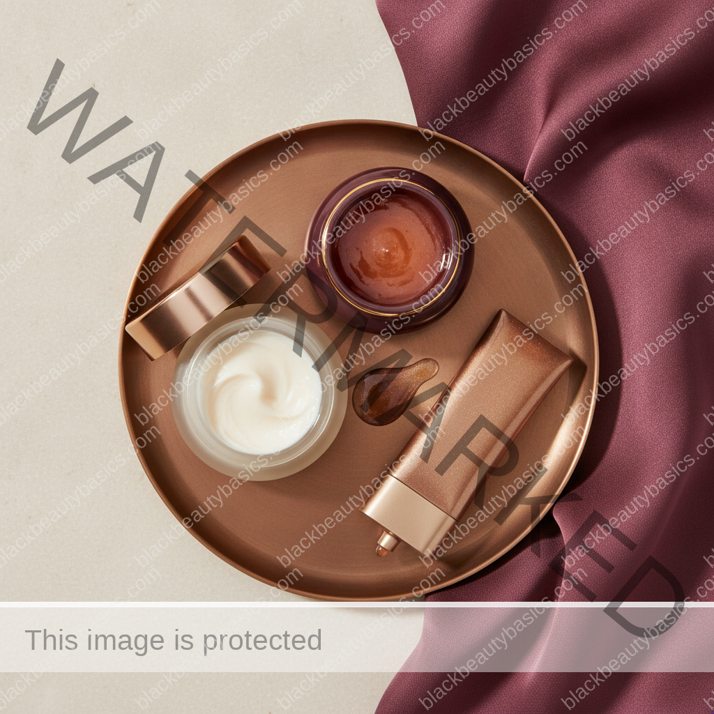 Unlabeled skincare products representing practical choices for what to do when your skin looks dull but feels sensitive
