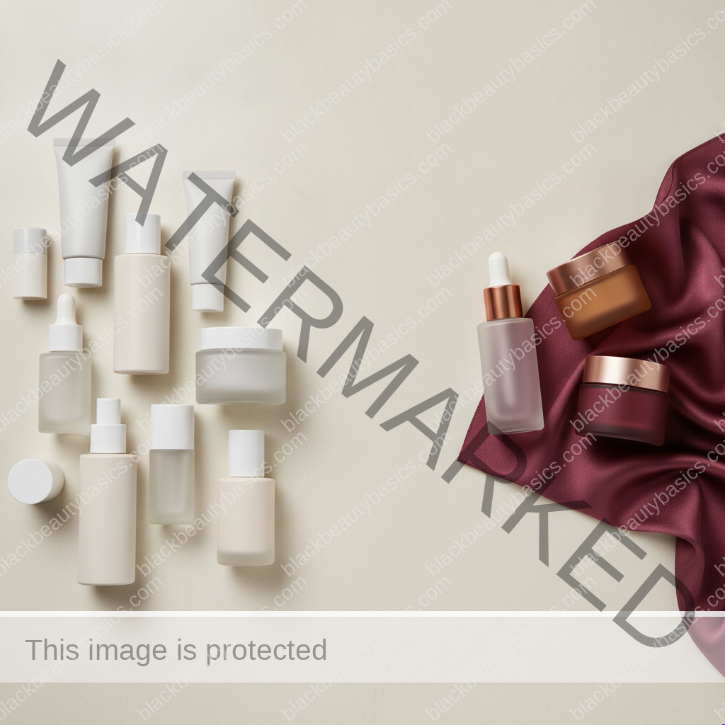 Simplified skincare setup related to how to create a low-budget barrier repair routine