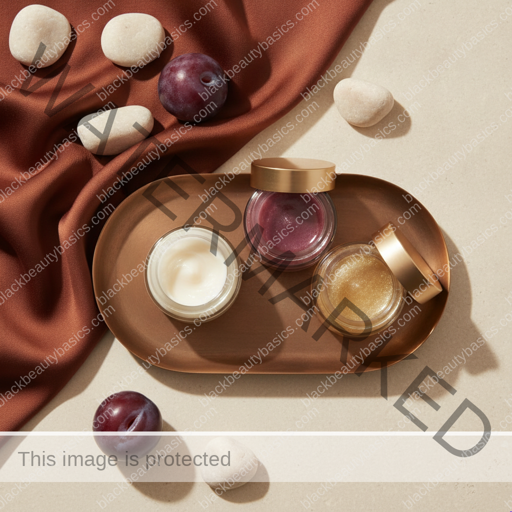 Unlabeled skincare products representing practical choices for what to keep and what to pause during a skin reset